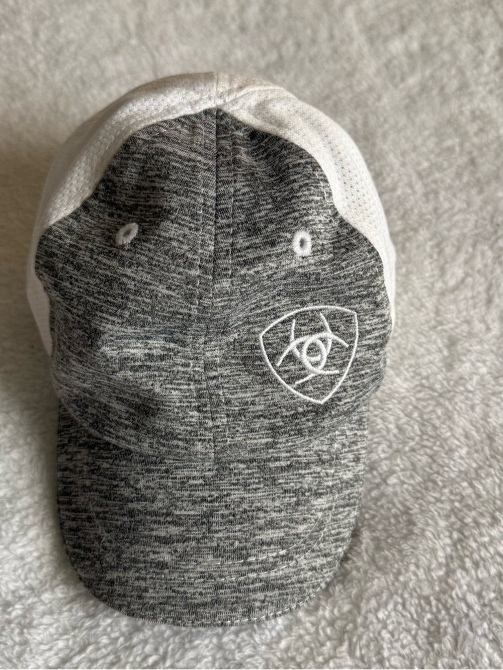 Ariat Baby Gray & White Logo Baseball Cap